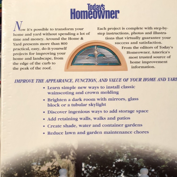 Hardcover spiral bound home improvement project book. - Picture 6 of 6